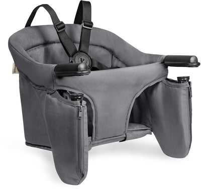 Hauck fix n sit - siège de table mobile pour enfants - gris foncé