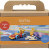 Creativ company mini hobby set peinture, voitures de course, coloré, 1 boîte