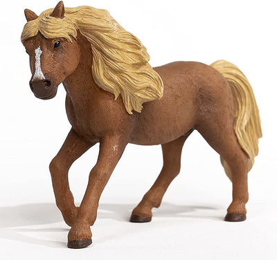 Schleich horse club étalon poney islandais jouant figure marron.