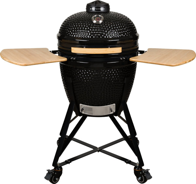 Inferno grand barbecue kamado - surface de grill 47cm 19inch - noir