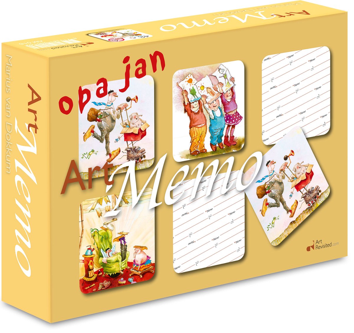 Marius van dokkum grand-père jan - jeu de mémo -