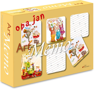 Marius van dokkum grand-père jan - jeu de mémo -