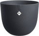 Elho sereh round 47 - pot de fleur pour intérieur extérieur - 100% plastique recyclé - ø 47,0 x h 40,1 cm - anthracite