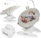 Balançoire bébé Lionelo iris premium - Siège rotatif à 360° - 3 positions de dossier - 3 mouvements de balancement - 5 vitesses - 12 mélodies - arche de jeu - rembourrage lavable - jusqu'à 9 kg - transat bébé à bascule