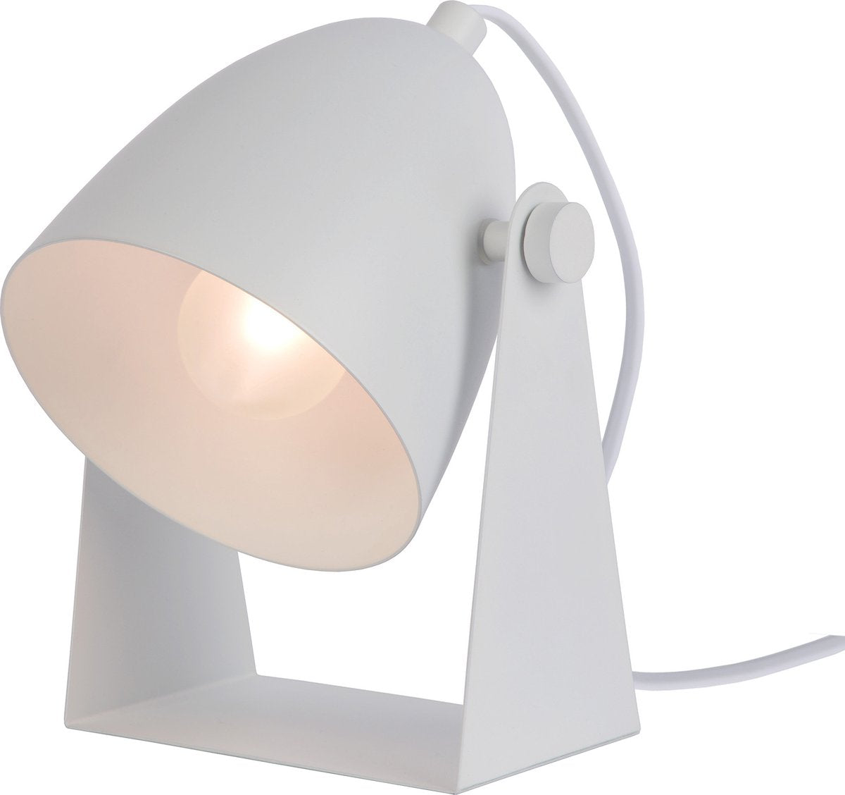 Lucide chago - lampe de table - 1xe14 - blanc