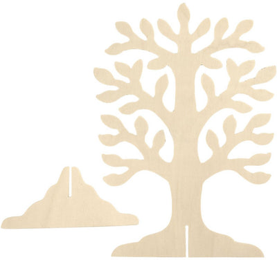 Décorez votre arbre en bois