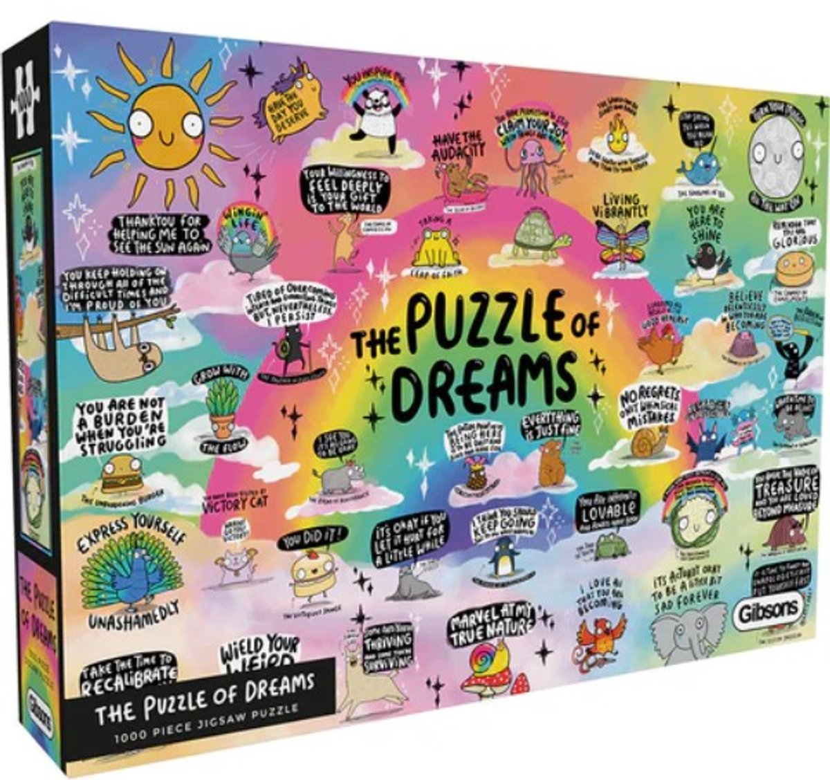 Gibsons - le puzzle des rêves (par katie abey) - 1000 pièces 68×49cm (l×h) - puzzle pour adultes