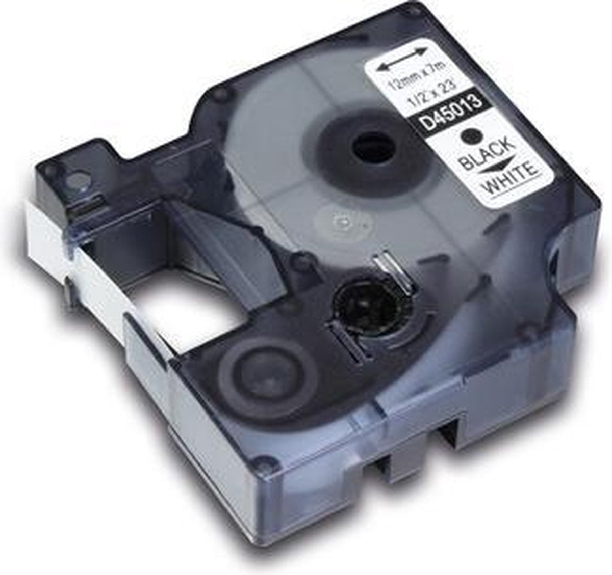 Cassette à ruban Kangaro - compatible dymo 45013 noir et blanc - k-145013