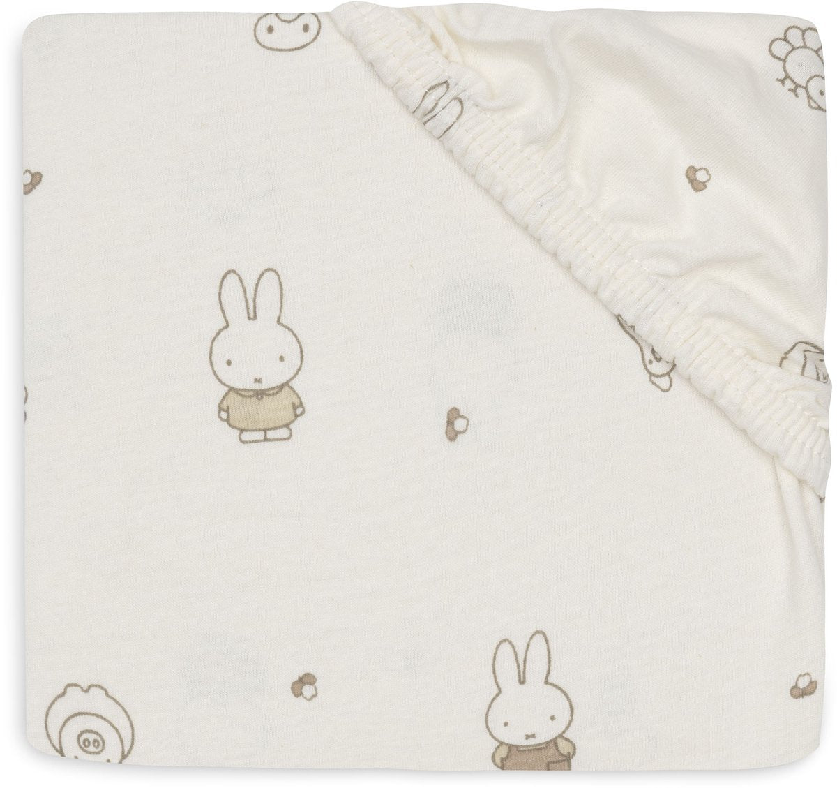 Drap-housse Jollein pour lit - 70 75x140 150cm - jersey - ferme familiale miffy