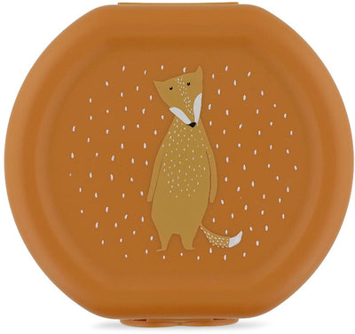 Trixie lot de deux boîtes à goûter avec clip - Mr. Fox - facile à ouvrir - sans BPA - pour l'école et les déplacements