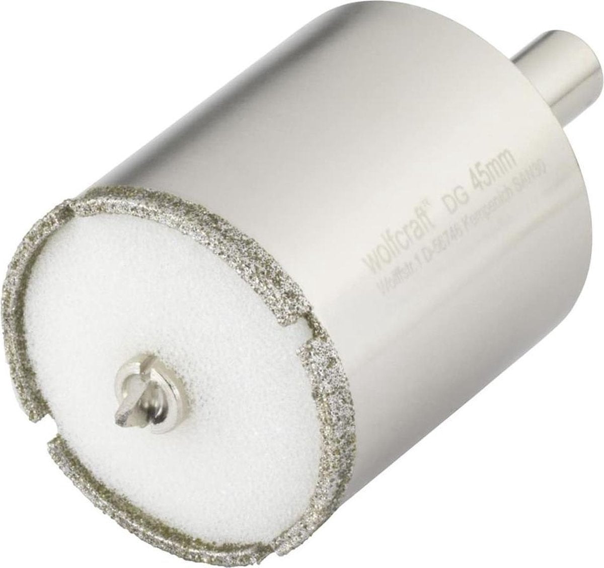 Wolfcraft - foret à carrelage 45 mm - foret diamanté avec foret de centrage - 5928000