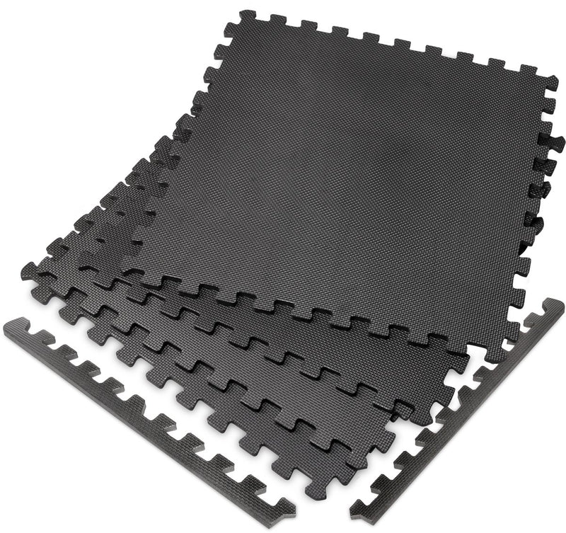 Virtufit fitness floor mat puzzle mat set - 120 x 120 cm - 1.2 cm thickness - 4 pieces - eva foam - anti-slip - sound-absorbing
