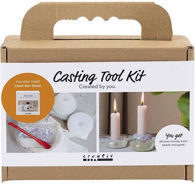 Ensemble d'outils de moulage Creativ company, brillant transparent, 1 boîte