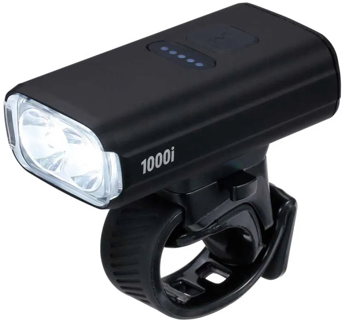 BBB Cycling Nanostrike 1000i Phare de vélo – 1000 lumens – Rechargeable par USB – Durée de combustion : 42 heures – IPX6 étanche à la pluie – Éclairage puissant pour vélo de route, VTT – BLS-263i