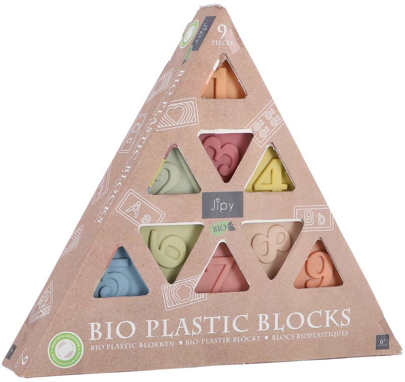 Jipy Bioplastic 9 Soft Blocks Triangle