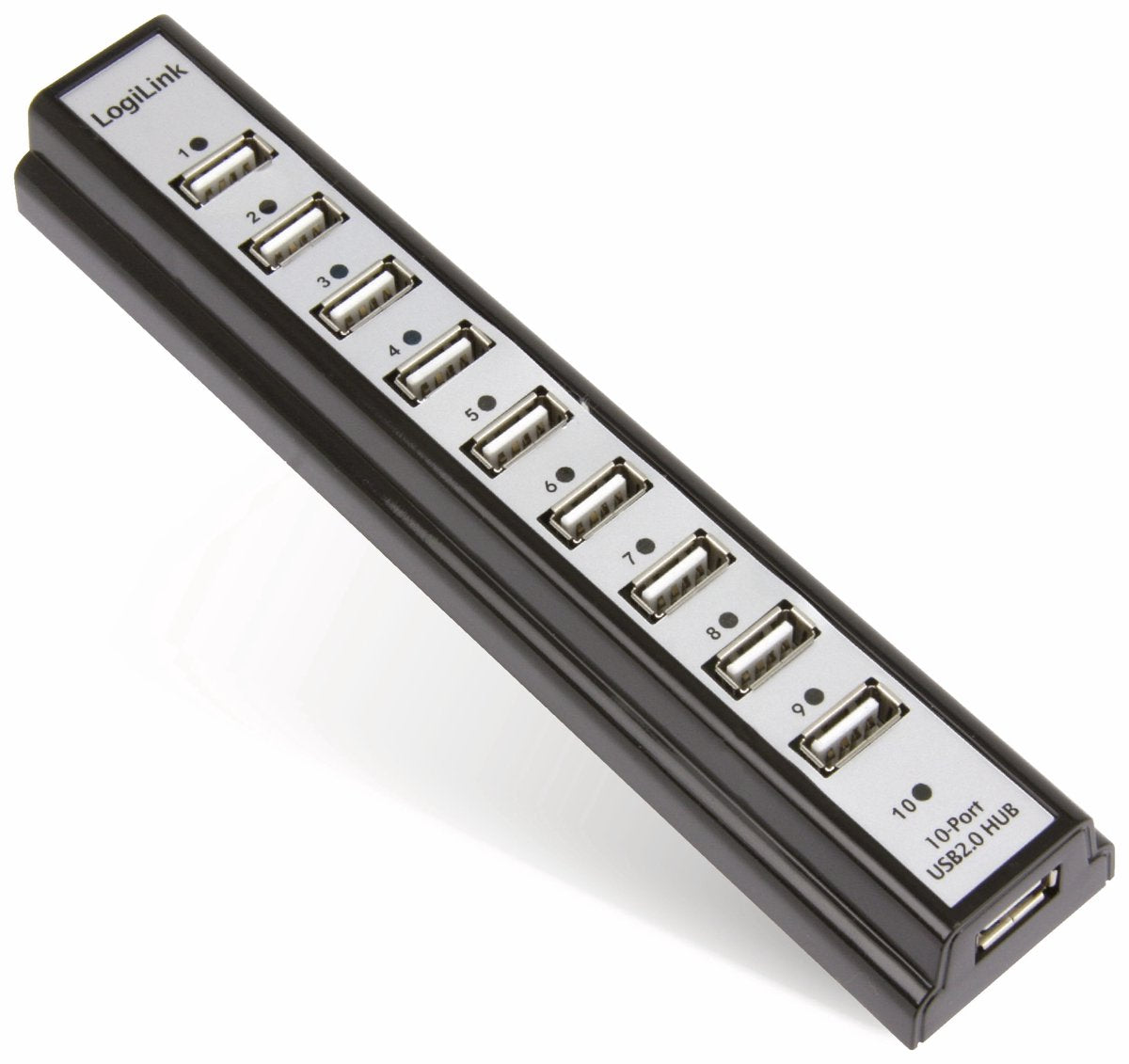 Hub Logilink 10 ports - externe - USB2.0 - actif