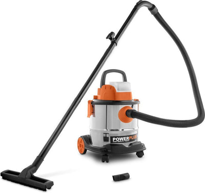 Aspirateur à batterie double puissance Powerplus POWDP6040 - Aspirateur sans fil 20v - Réservoir 20l - sans batterie ni chargeur - avec 1 acc.