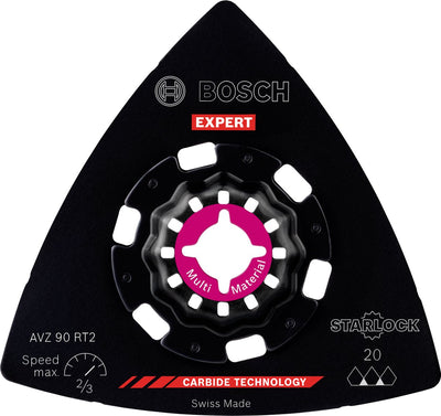 Bosch 2608900045 expert starlock plateau de ponçage carbure multimatériau avz90rt2