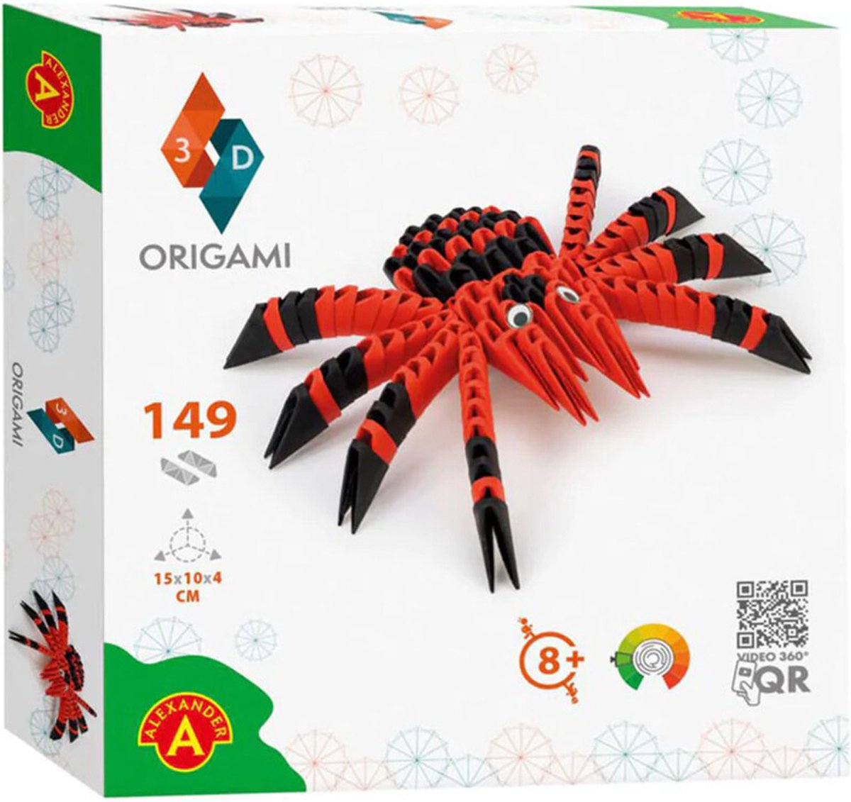 Alexander Toys Alexander - Origami 3D - Araignée - 149pcs