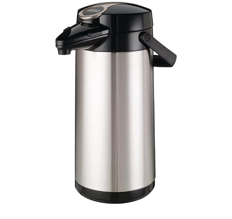 Bravilor bonomat | airpot serao thermos avec pompe double paroi | acier inoxydable 2,2l