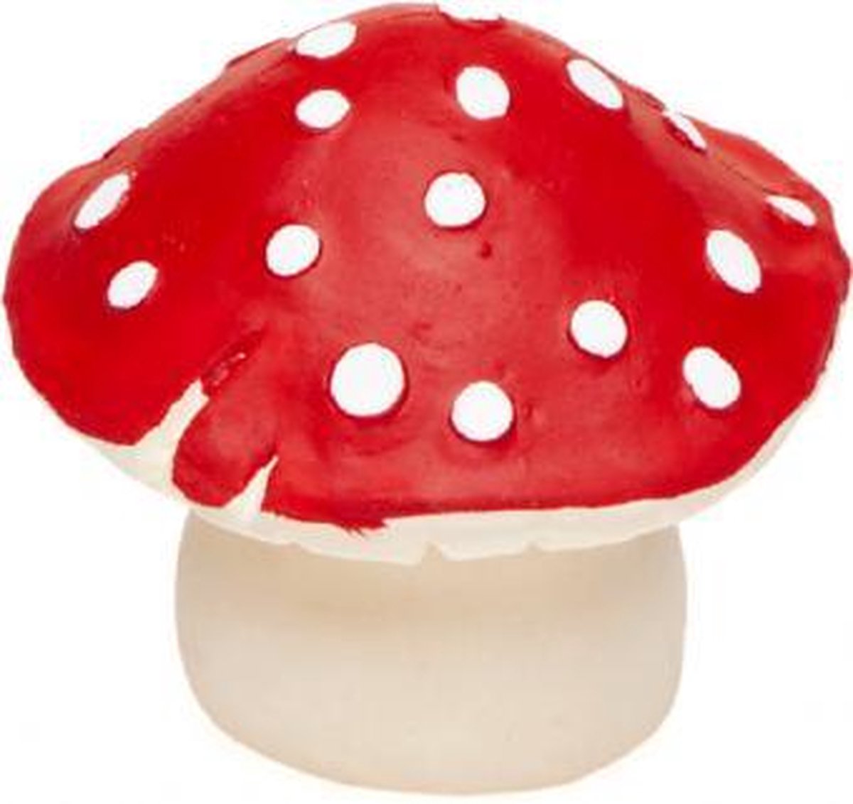 Lanco toys jouet de dentition en caoutchouc lanco - champignon - rouge