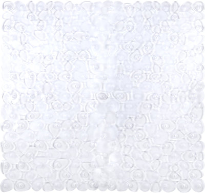 Tapis de douche antidérapant Differnz lapis 54x54cm transparent