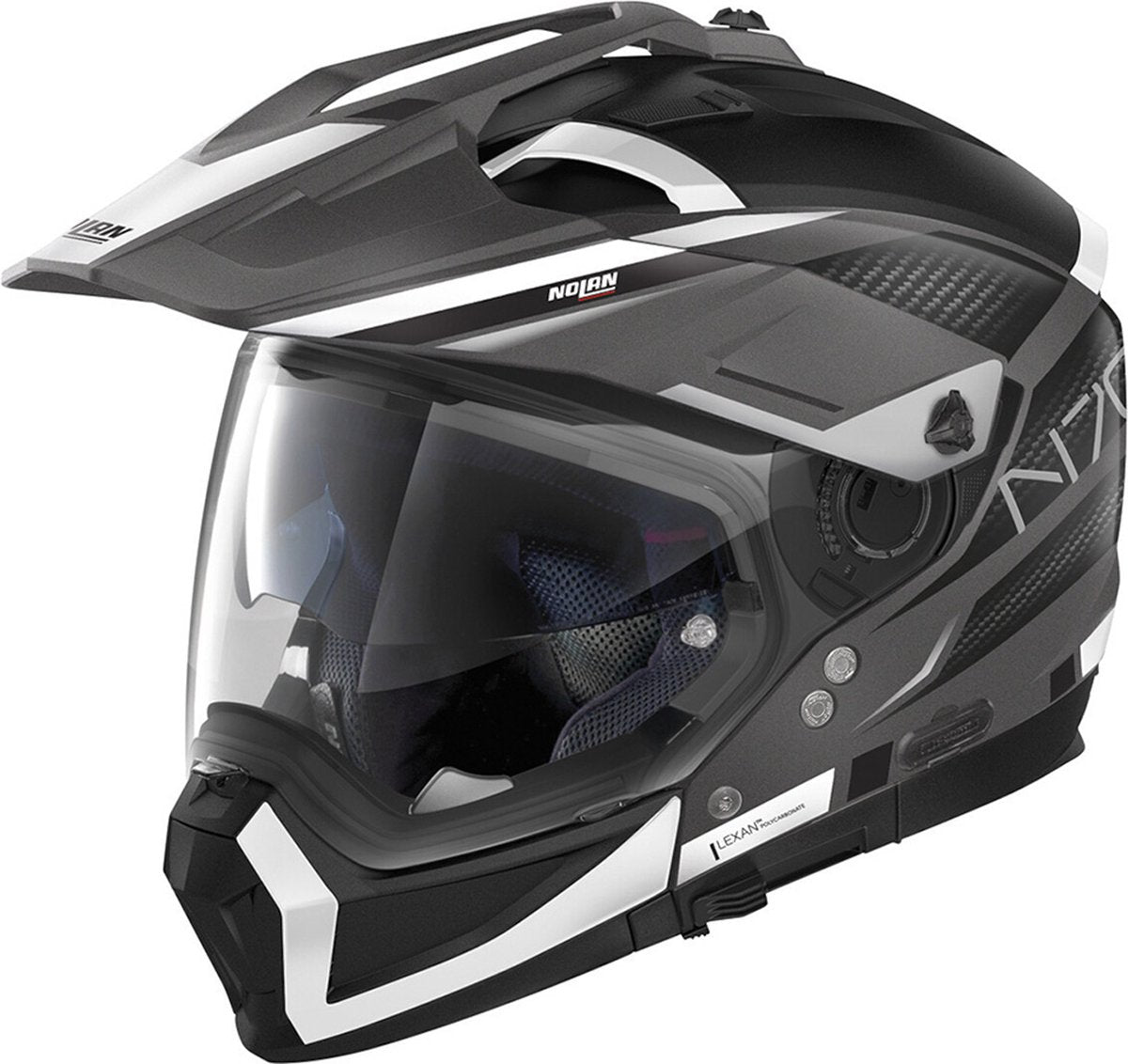 Casque Nolan n70-2 x tremblement de terre 46 plat gris lave ece 22.06 multi - taille s - casque