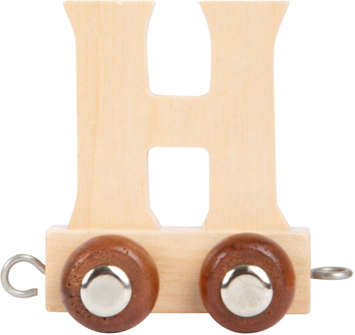Petit pied - police en bois - H - 12 pièces