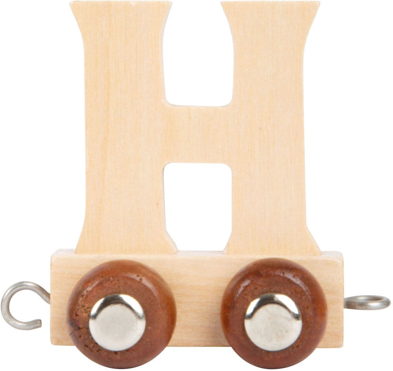 Petit pied - police en bois - H - 12 pièces
