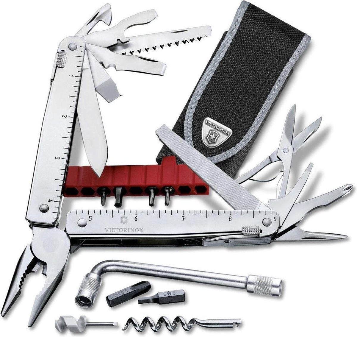 Victorinox swisstool x plus avec étui en nylon