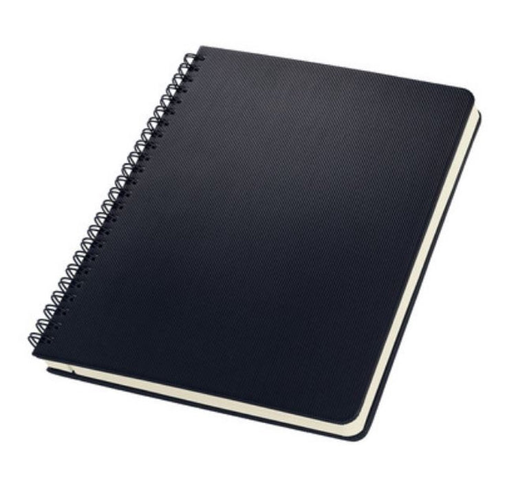 Sigel - cahier à spirale - conceptum - a5 - noir - couverture rigide - 160 pages - diamant - papier 80 grammes - si-co822