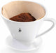 Porte-filtre à café Gefu Sandro taille 2 – filtre à main en porcelaine pour café lent