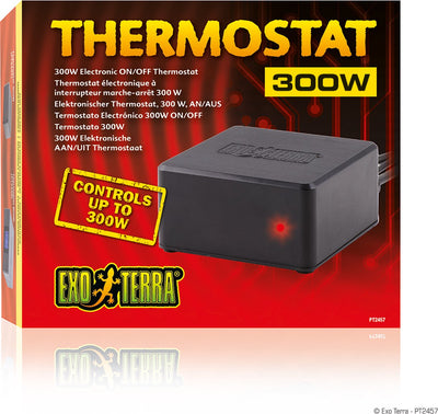 Exo terra - éclairage terrarium - reptiles - thermostat on off 300w - 20x17x5cm - 1pc