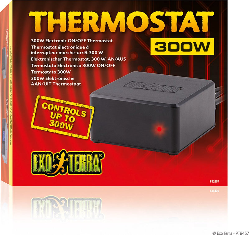 Exo terra - éclairage terrarium - reptiles - thermostat on off 300w - 20x17x5cm - 1pc