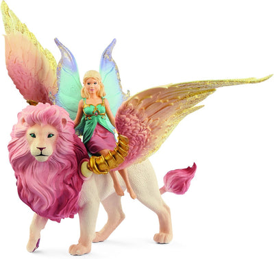 Schleich bayala - fée sur lion ailé - figurine de jeu - jouets pour enfants pour garçons et filles - 5 à 12 ans - 70714