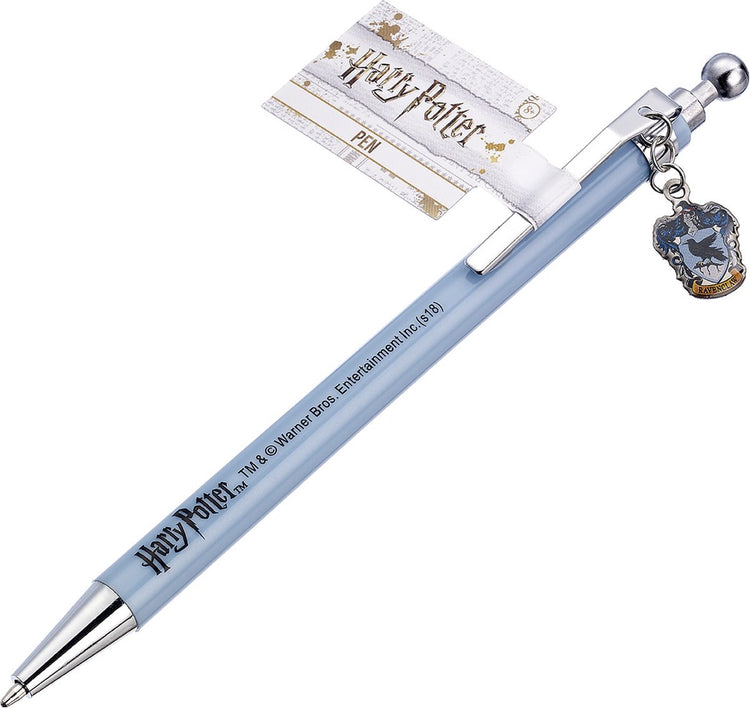 The Carat Shop - Harry Potter - Stylo avec breloque Serdaigle - Argent et Bleu