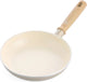 Poêle à induction en céramique Greenchef Nordics 20 cm - sans PFA - poêle à induction - passe au lave-vaisselle - passe au four jusqu'à 160°c - revêtement antiadhésif en céramique - sans couvercle - poignée de refroidissement - crème