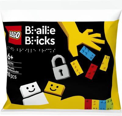 Briques braille Lego - jouer avec des briques braille - 30711