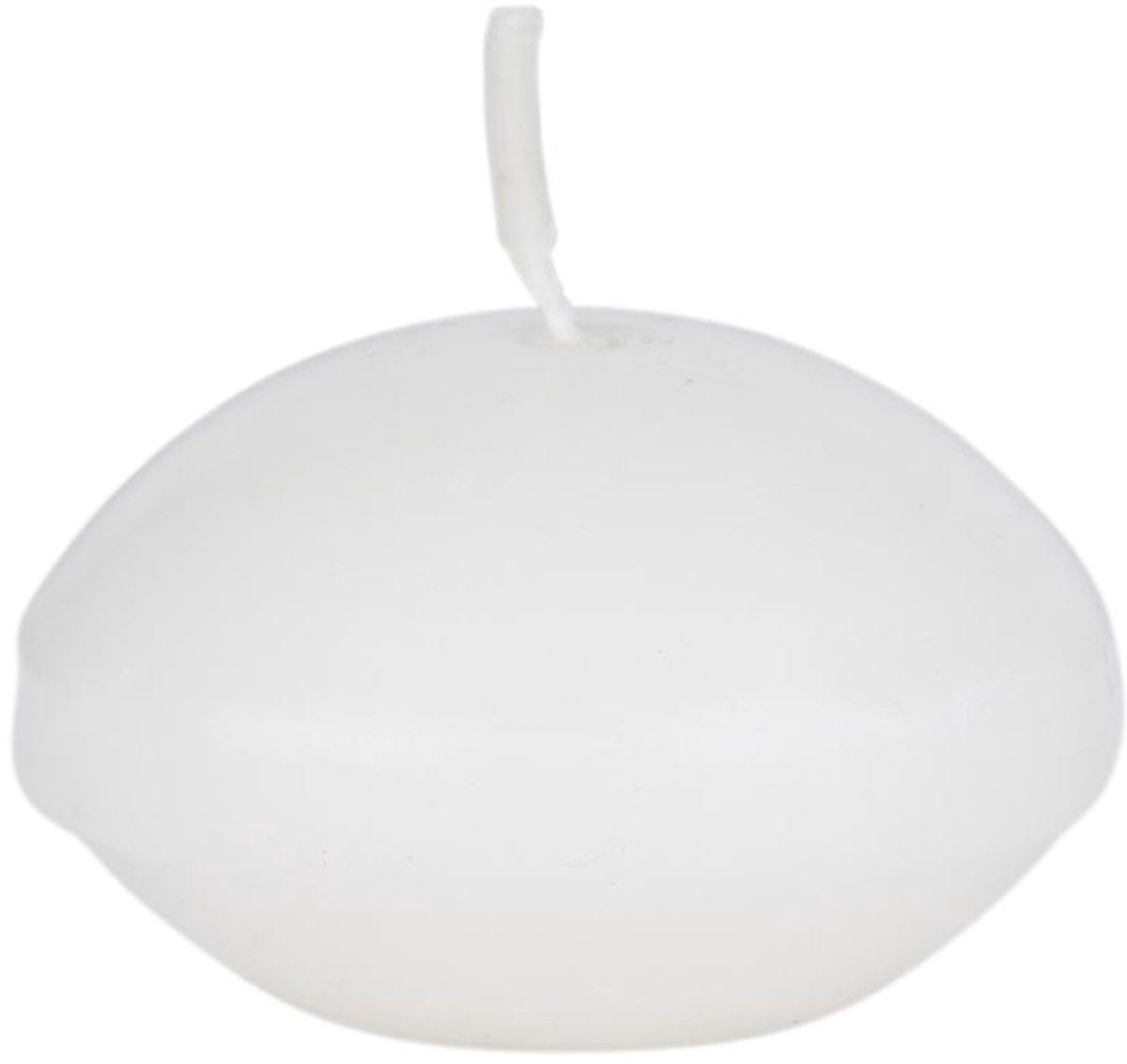 Lot de 10 bougies flottantes Arti casa - durée de combustion 3,5 heures - bougies à eau décoratives - blanc