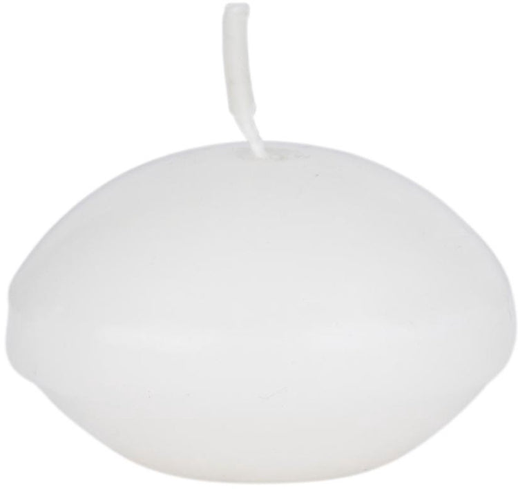 Lot de 10 bougies flottantes Arti casa - durée de combustion 3,5 heures - bougies à eau décoratives - blanc