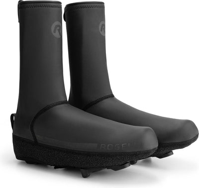 Rogelli artec couvre-chaussures de vélo - cyclisme - coupe-vent et imperméable - coutures étanchées - noir - taille 40-41