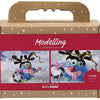 Creativ company mini kit de loisirs pour sculpter, monstre d'arbre de Noël, différentes couleurs, 1 boîte