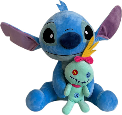 Peluche Simba Toys - Disney Disney - Lilo Stitch - Stitch avec Scrump - 50cm - Peluche - Peluche