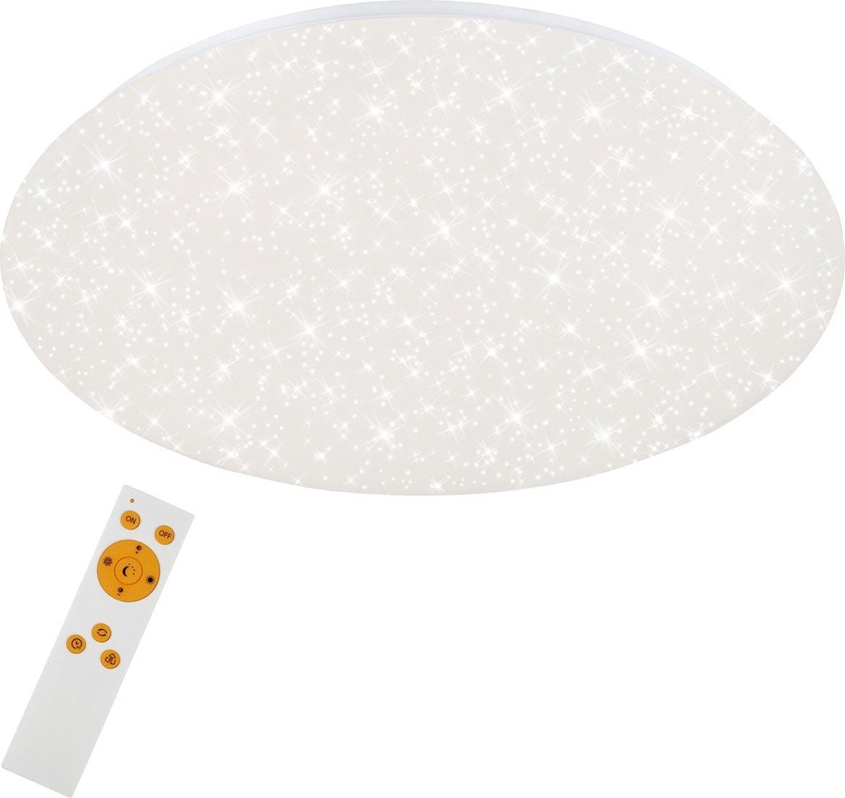Briloner verb - plafonnier dimmable - plafonnier à décor d'étoiles - température de couleur réglable - LED - 48 W - 4000lm - ø49,5cm