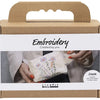 Creativ company mini hobby set broderie, trousse de maquillage, crème, 1 boîte
