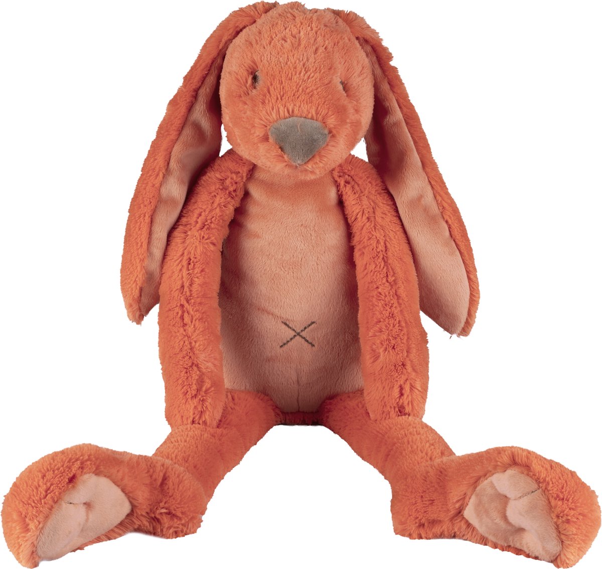 Happy horse lapin richie peluche 58cm - orange - peluche bébé