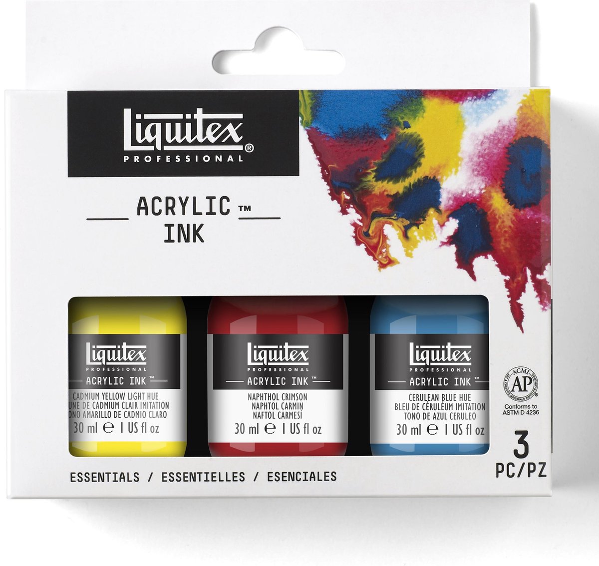 Encre Liquidex ! Couleur en paquet de 3