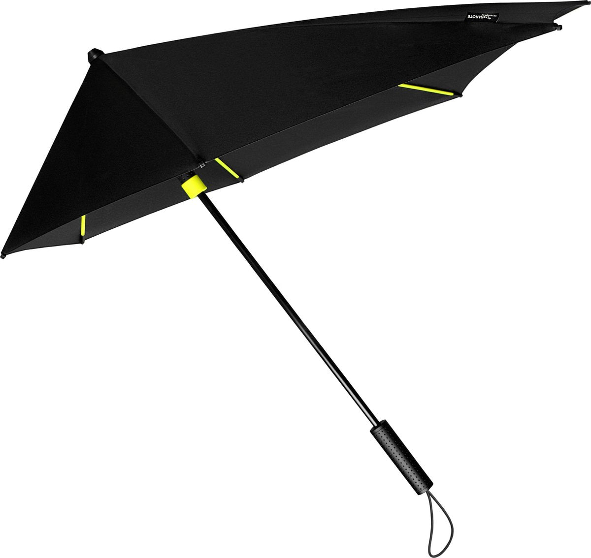Stormaxi - parapluie tempête - adapté aux rafales de vent jusqu'à 100 km h - ø 100 cm - noir jaune