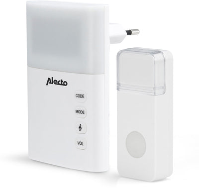 Sonnette sans fil Alecto adb-19 avec flash lumineux et 36 mélodies