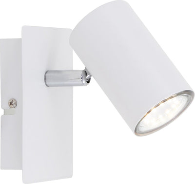 Briloner run - applique - spot de plafond - 1 lumière - raccord gu10 - métal - blanc